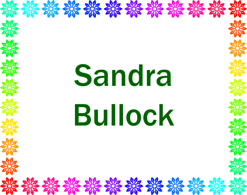Sandra Bullock celebrity photo